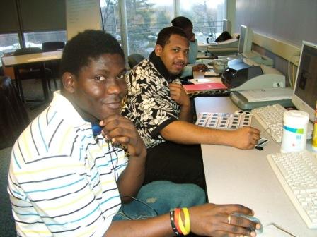 Desmond Gomez and Aaron Chuckoo - Student-aides